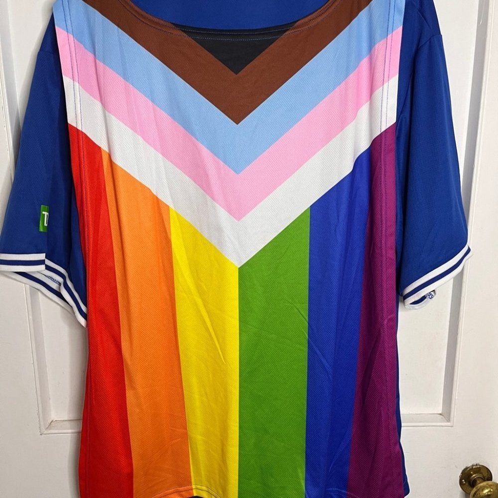 Limited Edition Toronto Blue Jays Pride Jersey Size Adult XL - Picture 6 of 10
